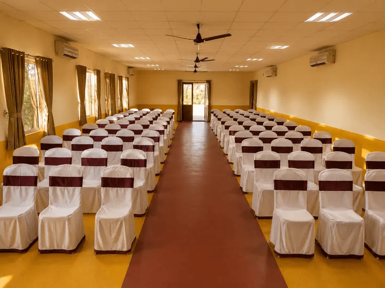 Maple A/C Hall at Sharmada Hidden Nest Resort